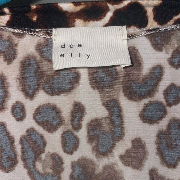 francecas Dee Elly Brand leopard print top - Picture 3 of 3